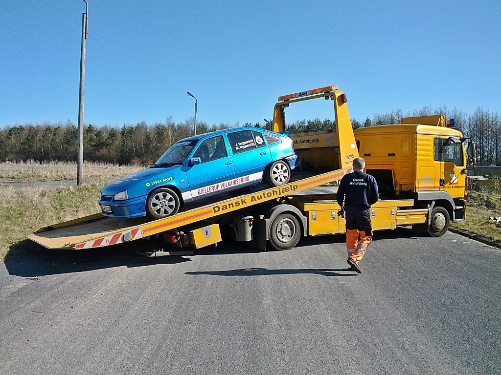 Opel Kadett GSI med letter forskubbet baghjul.
(Foto: Michael Nygaard Pedersen)
